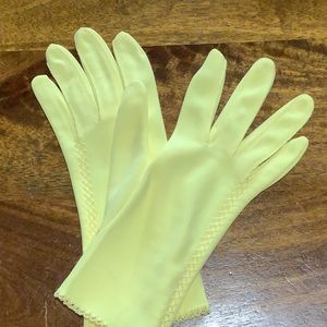 Vintage Hansen Yellow Gloves
